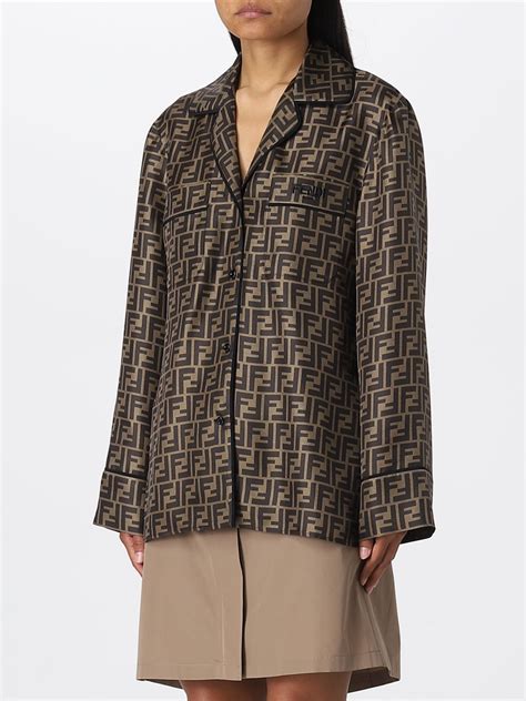 camicia fendi donna bianca